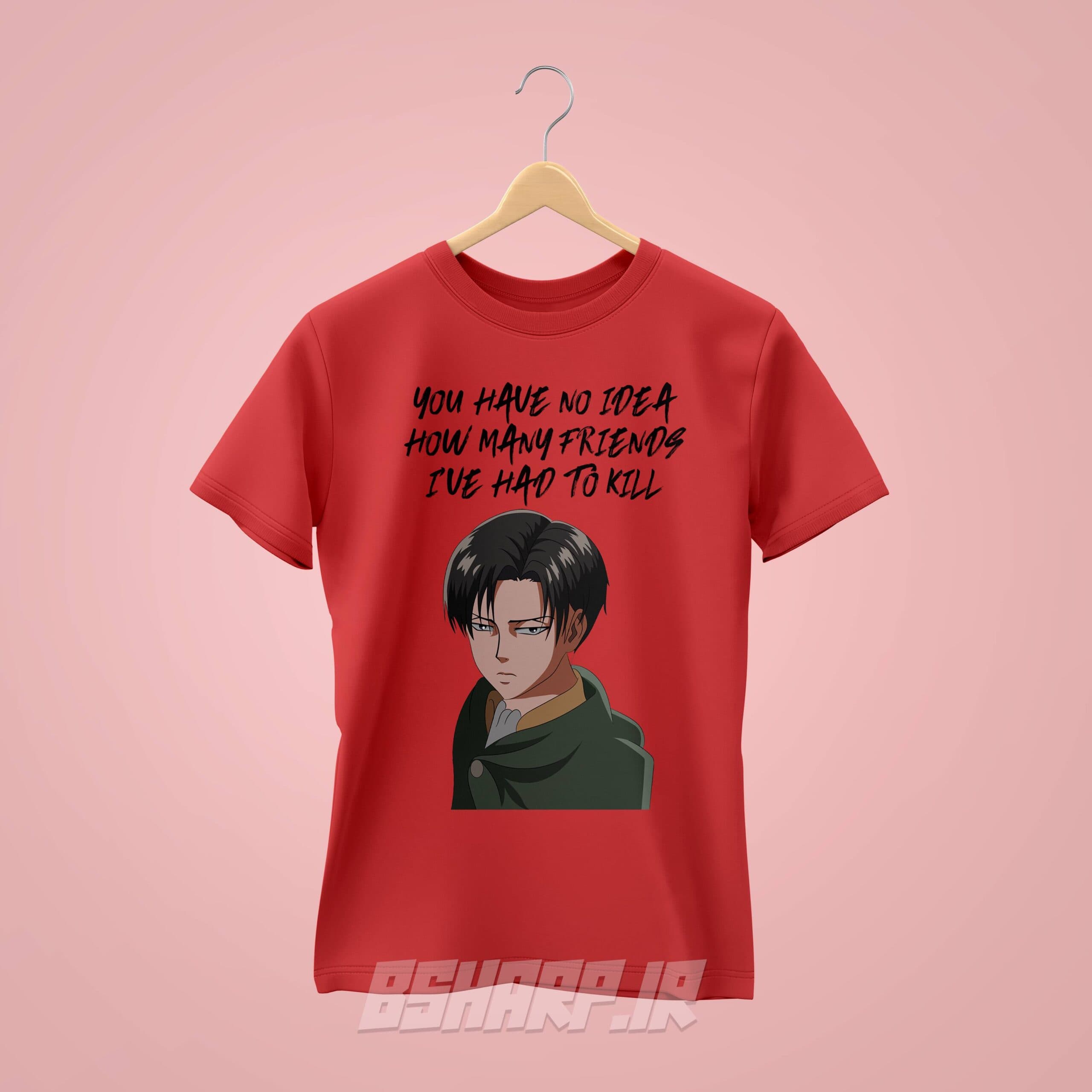 تیشرت Attack on Titan طرح You Have No Idea — تصویر ۳