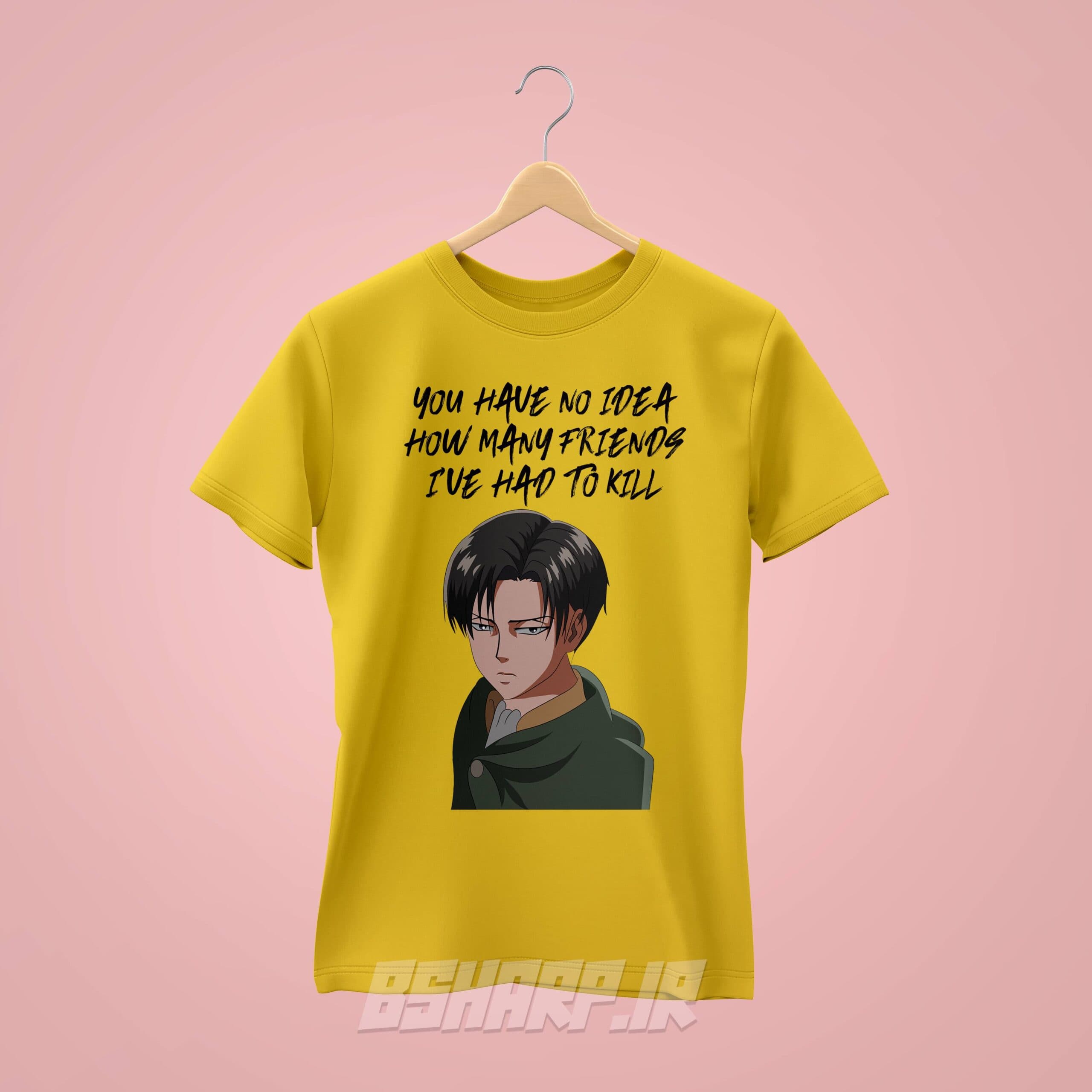 تیشرت Attack on Titan طرح You Have No Idea — تصویر ۴
