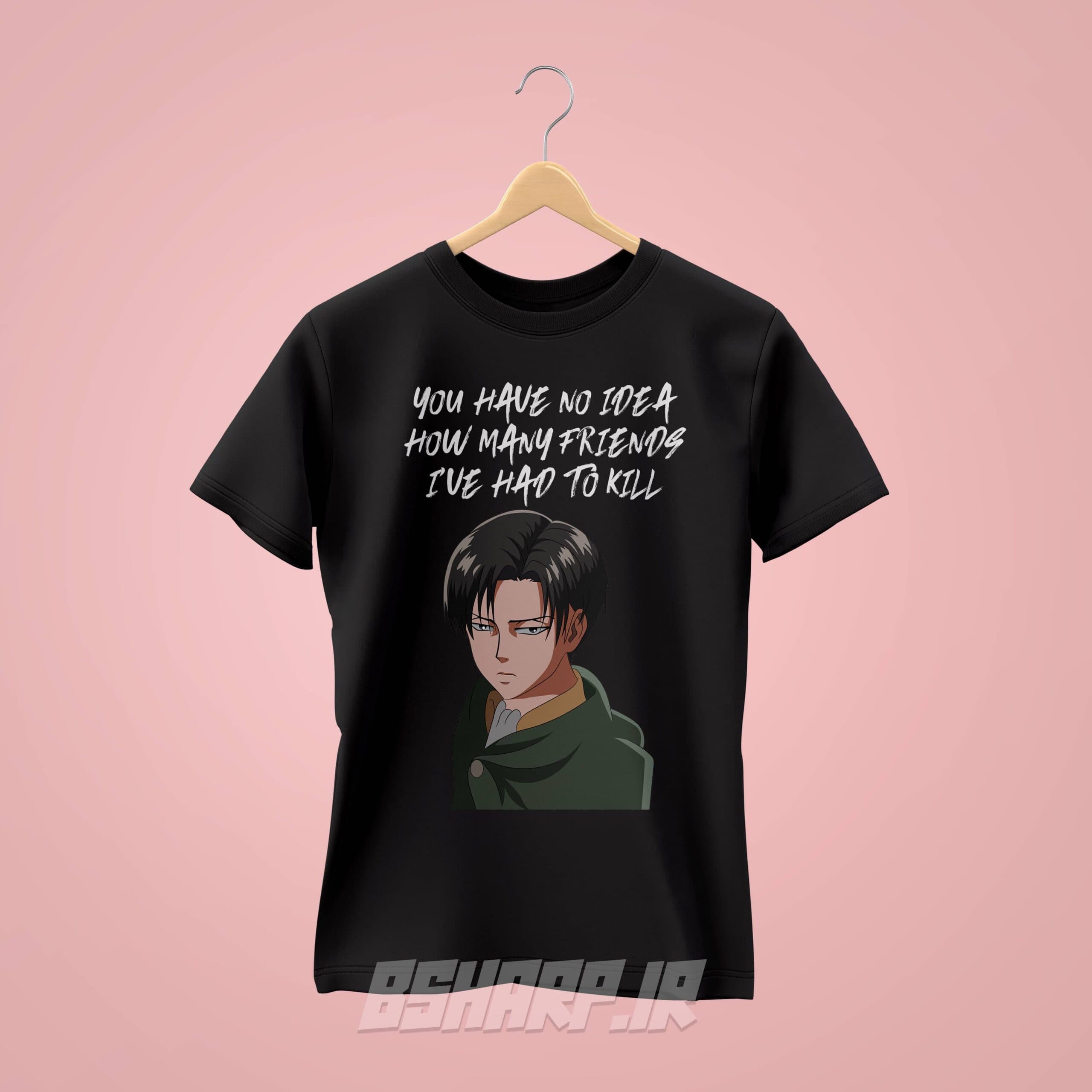 تیشرت Attack on Titan طرح You Have No Idea