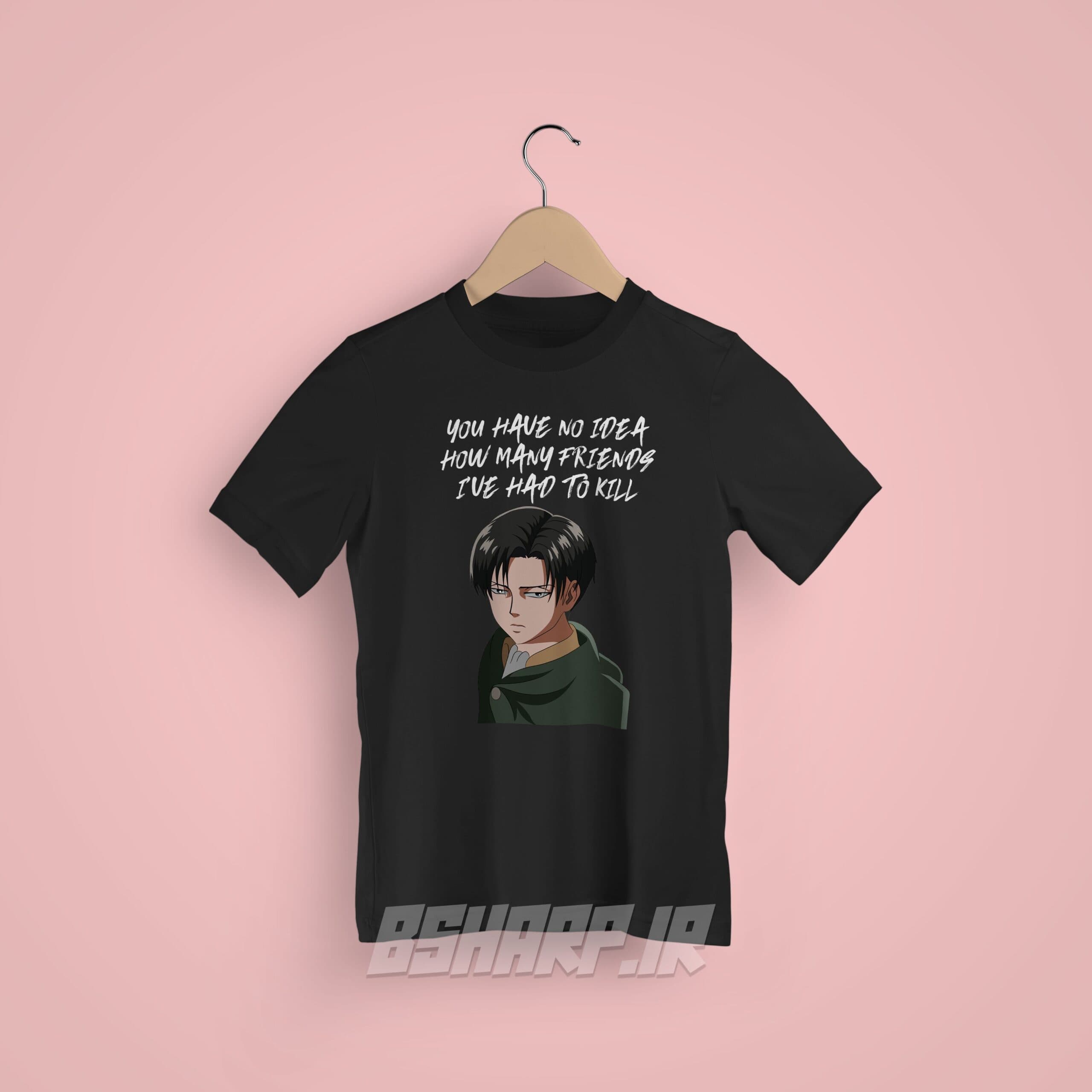 تیشرت Attack on Titan طرح You Have No Idea — تصویر ۶