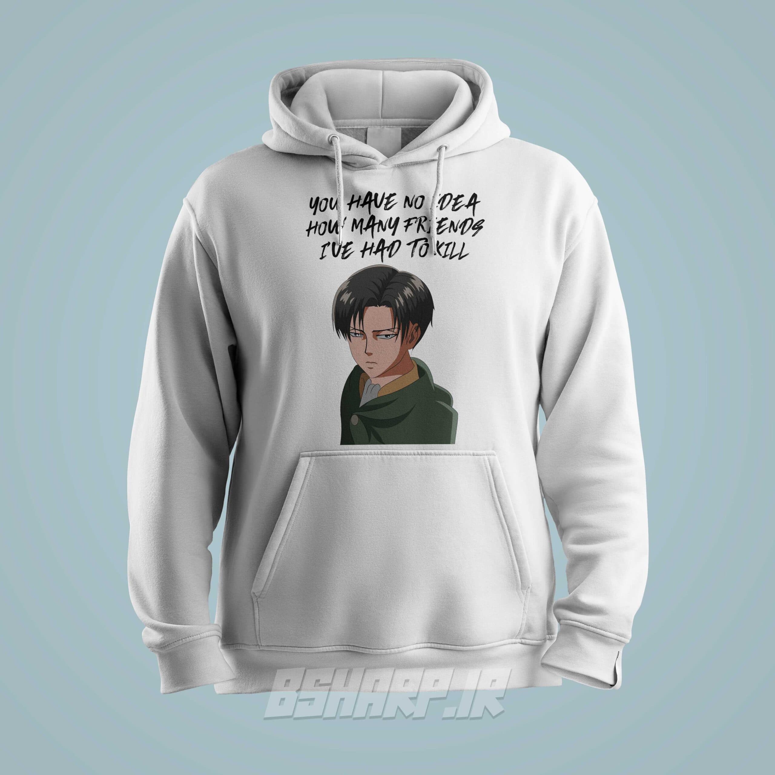 هودی Attack on Titan طرح You Have No Idea — تصویر ۲