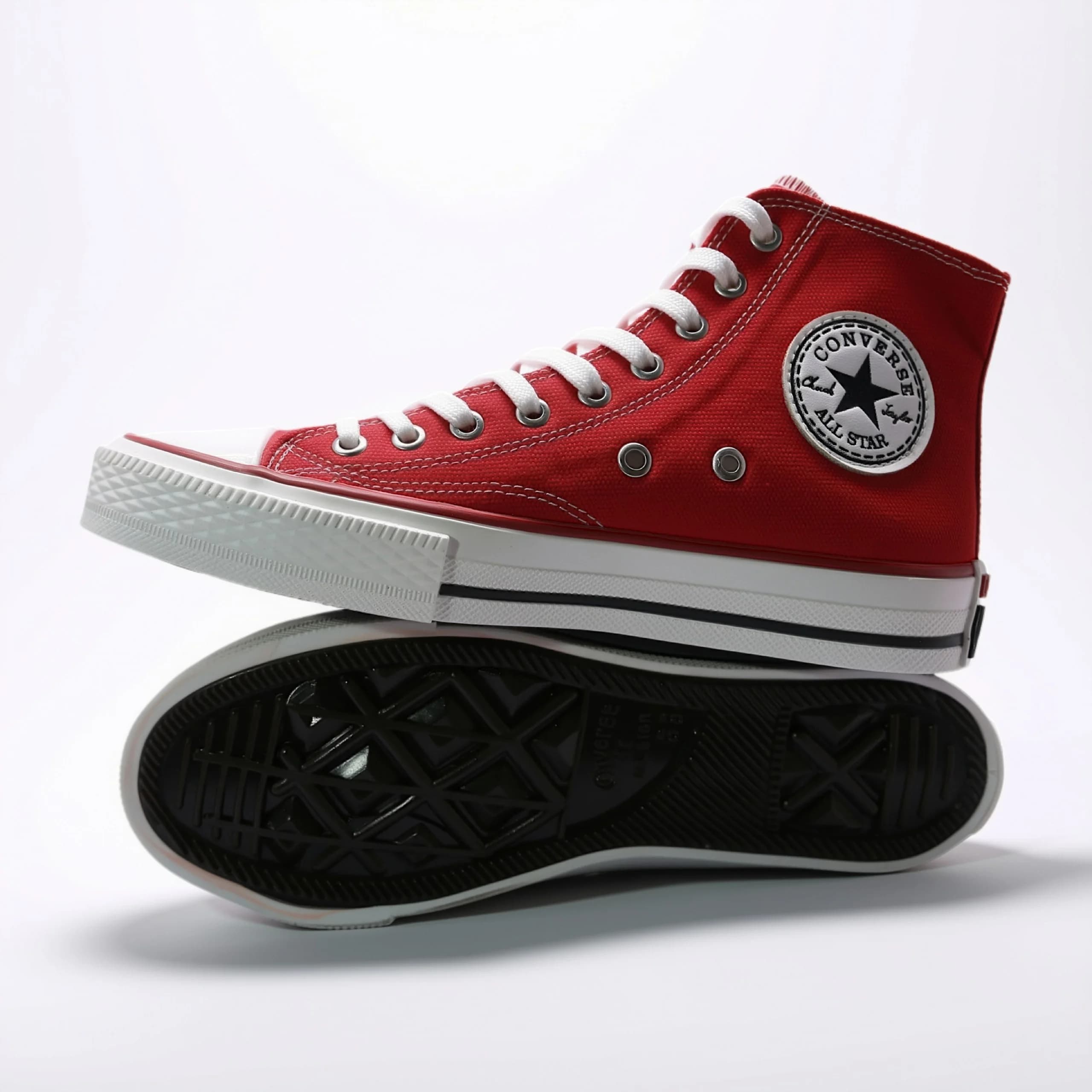 کتونی کانورس آل استار ساقدار قرمز | converse allstar red — تصویر ۴