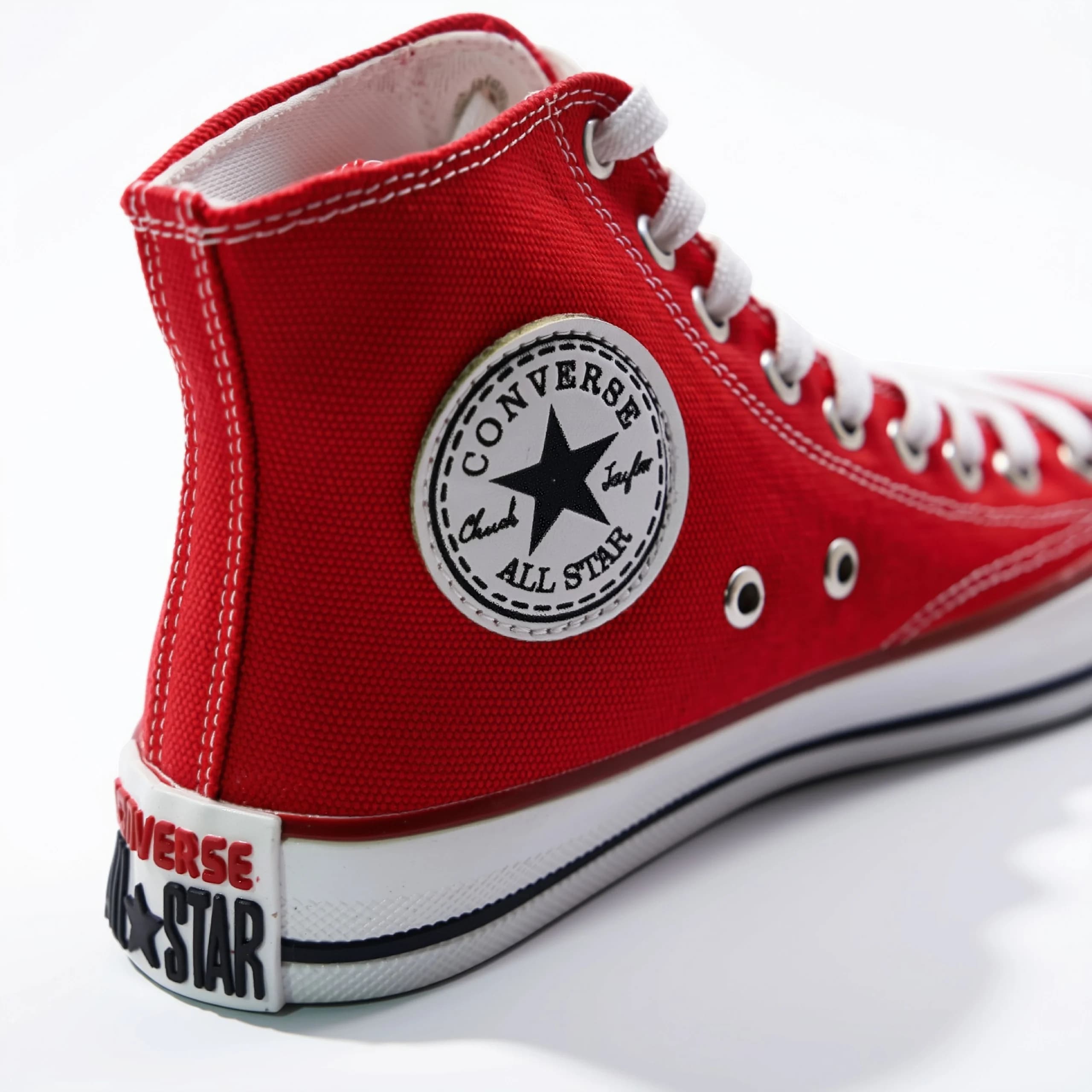 کتونی کانورس آل استار ساقدار قرمز | converse allstar red — تصویر ۳
