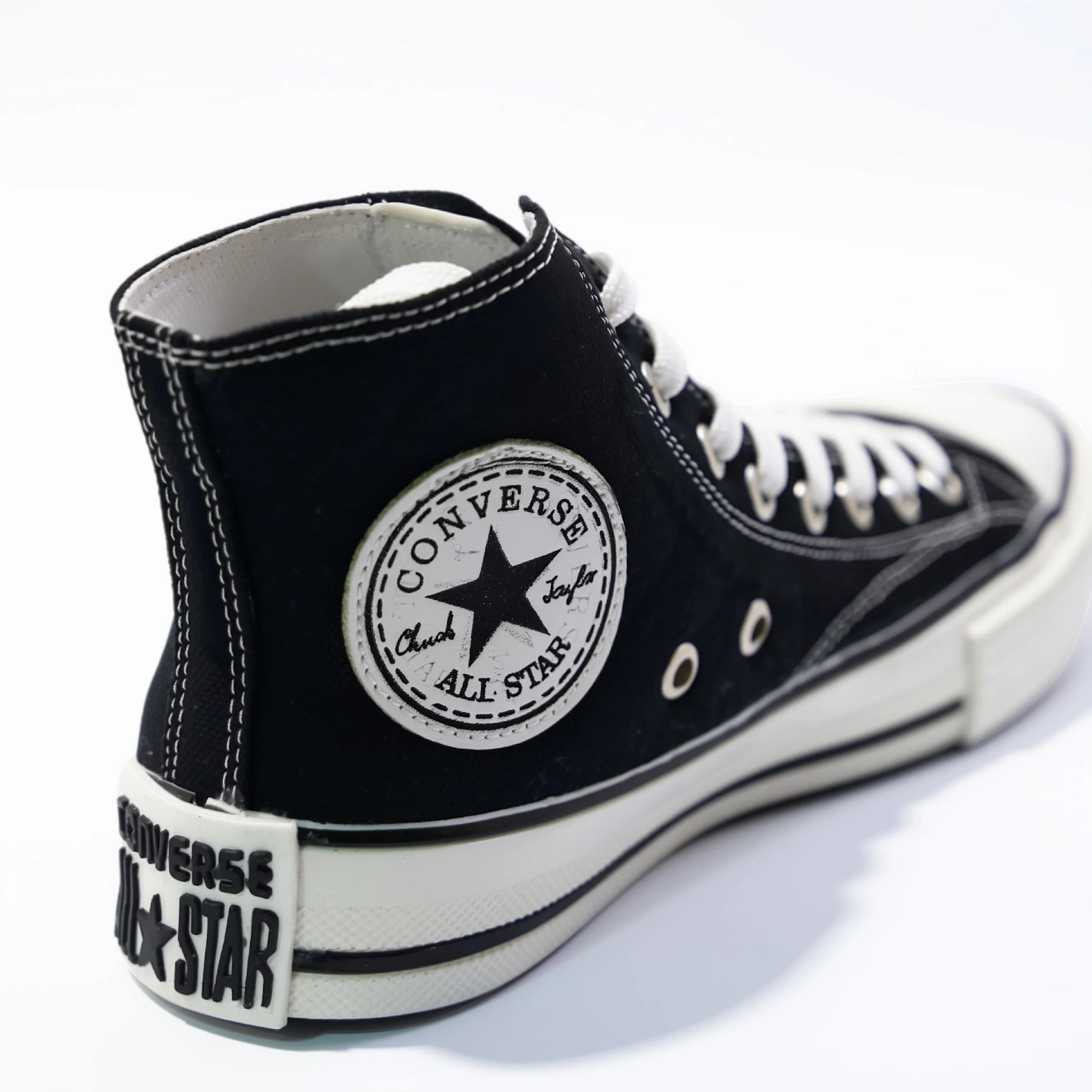 کتونی کانورس آل استار ساقدار مشکی | converse allstar black — تصویر ۳
