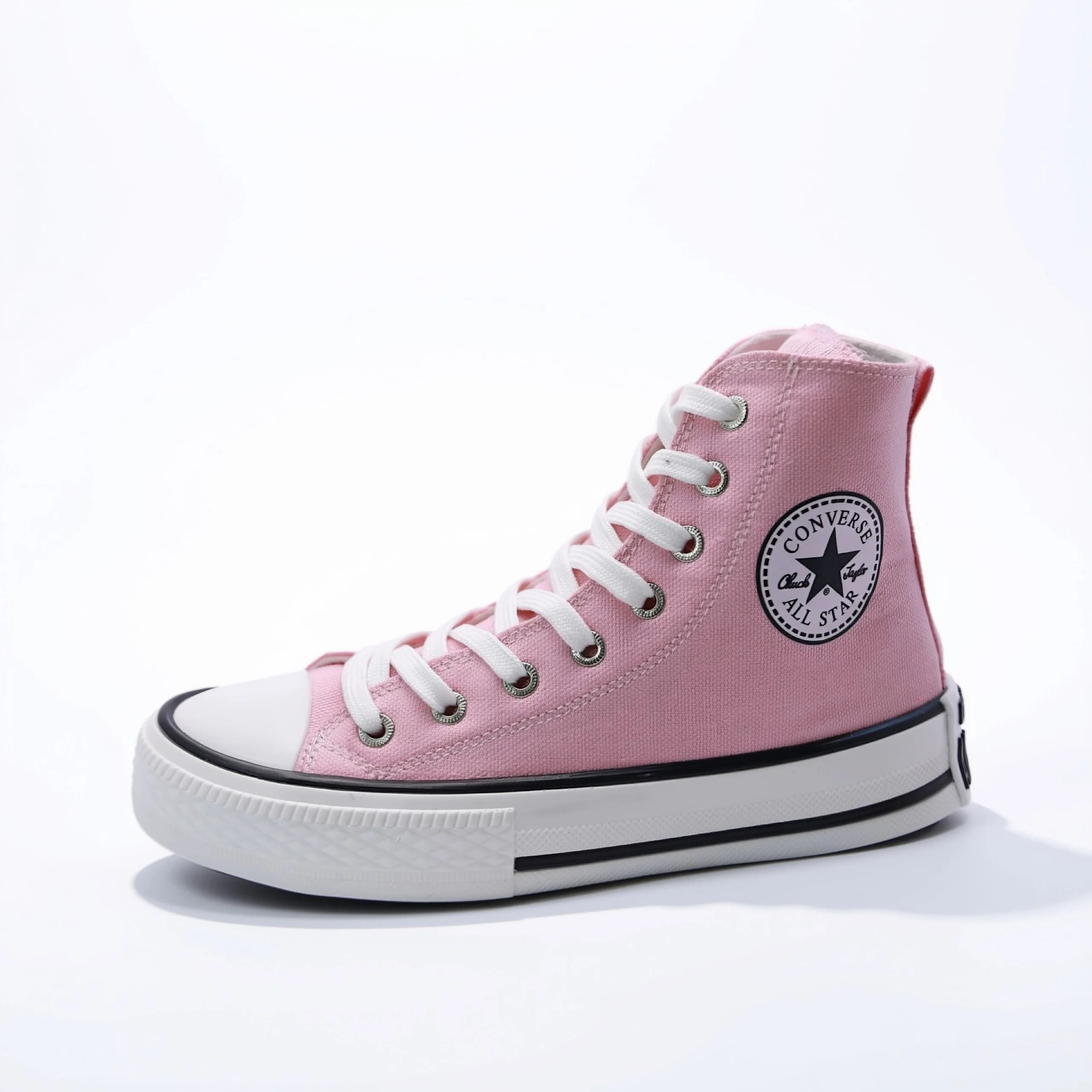 کتونی کانورس آل استار ساقدار صورتی | converse allstar pink