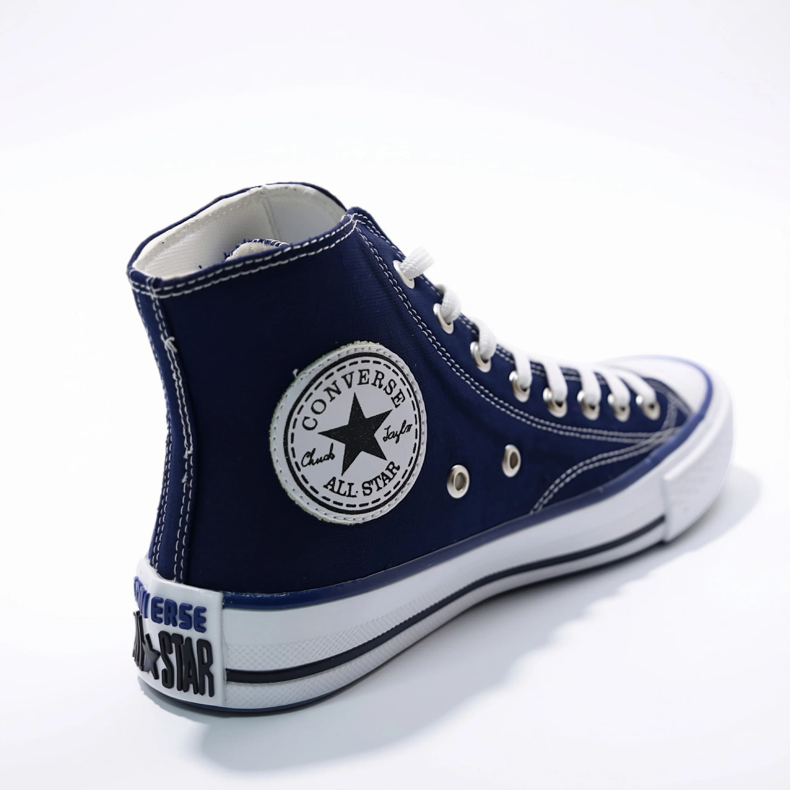 کتونی کانورس آل استار ساقدار سرمه ای | converse allstar navy — تصویر ۴
