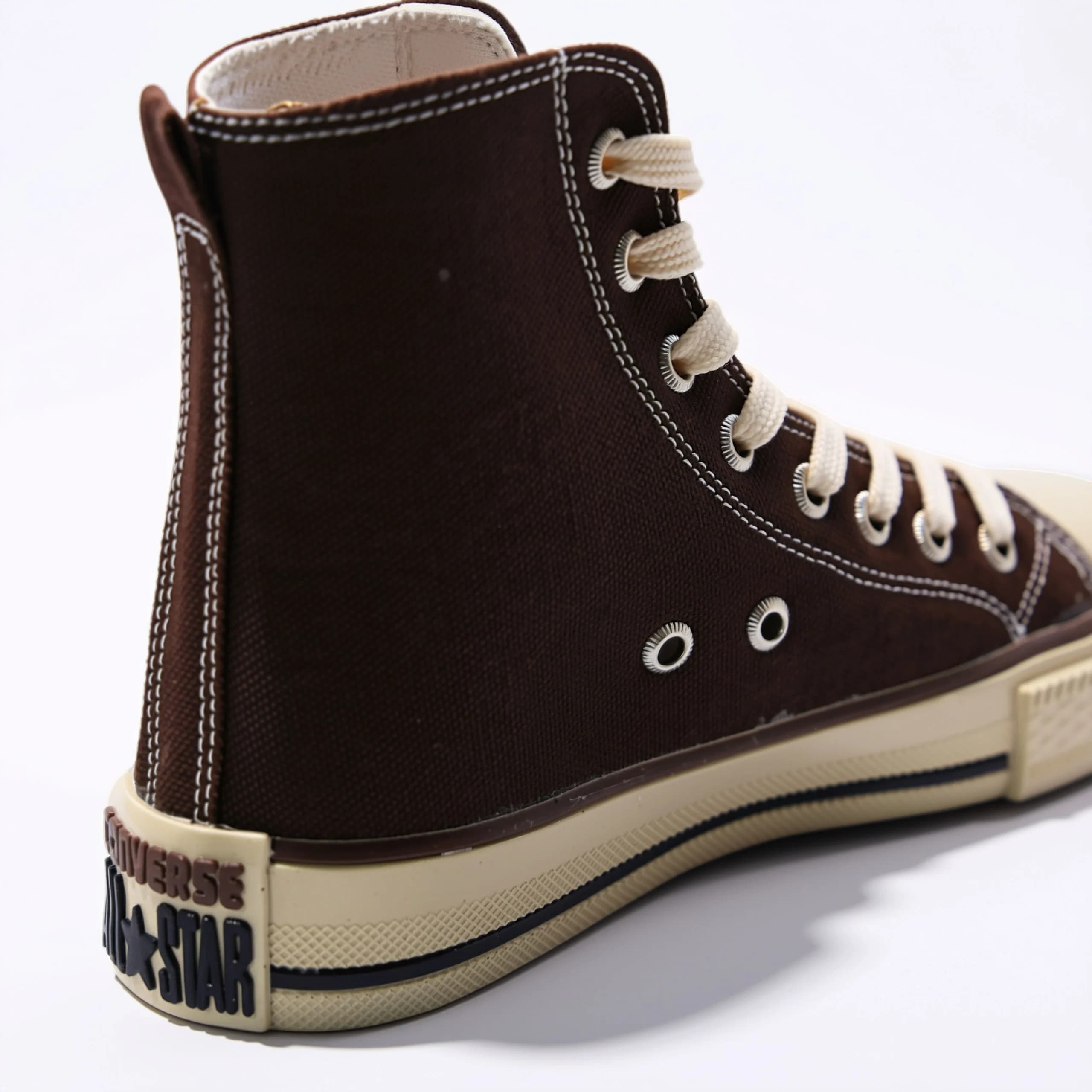 کتونی کانورس آل استار ساقدار قهوه ای | converse allstar brown — تصویر ۴