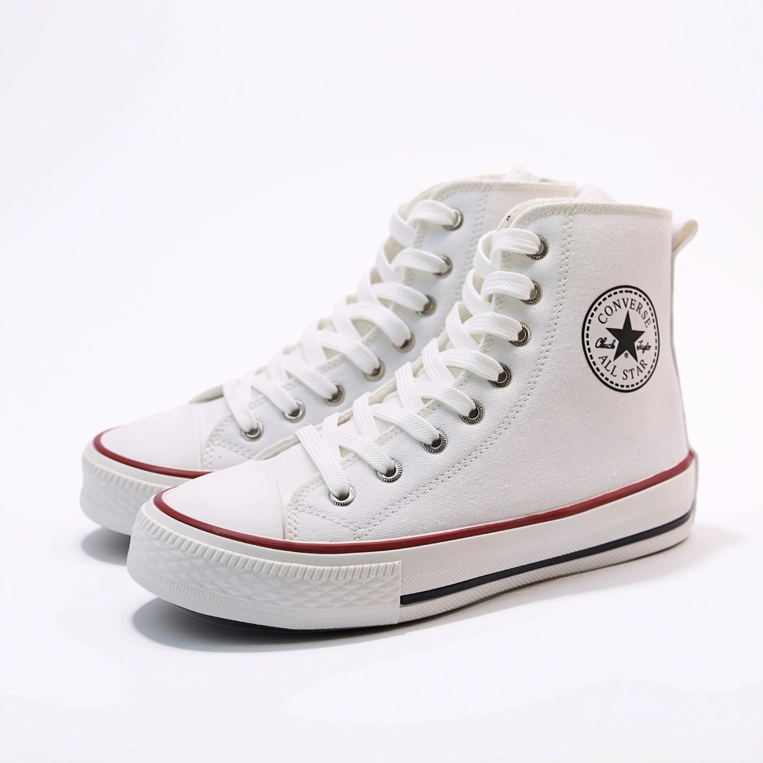 کتونی کانورس آل استار ساقدار سفید | converse allstar white — تصویر ۲