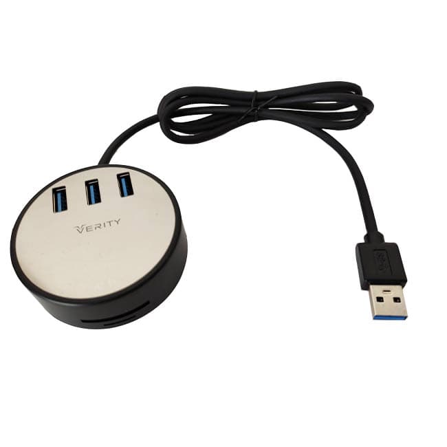 هاب 3 پورت USB3.0 و رم ریدر وریتی مدل H404 — تصویر ۳