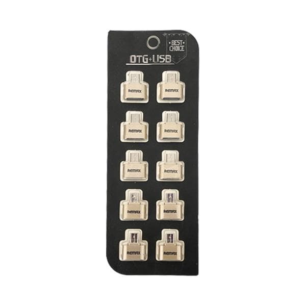 تبدیل MicroUSB OTG ریمکس مدل ۱۸۹ بسته 10 عددی — تصویر ۲