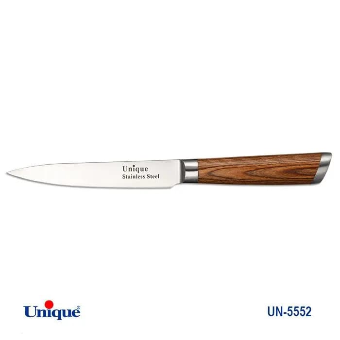 کارد تک یونیک اصل ۵ اینچ دسته چوبی باریک مدل UN-5552