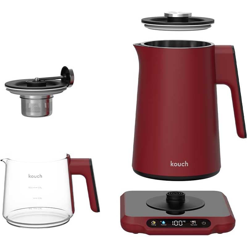 چایساز کوخ مدل KOUCH KT-2153 رنگ قرمز — تصویر ۳