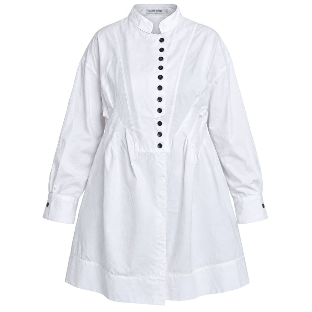 پیراهن زنانه سفید کژوال برند SMART STYLE اورجینال سایز 42 تا 44 کد 3463