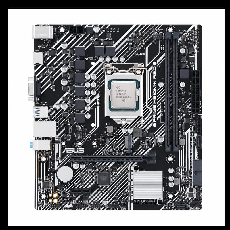 باندل مادربرد ایسوس ASUS PRIME H510M-K + Intel Core i5 10400F استوک