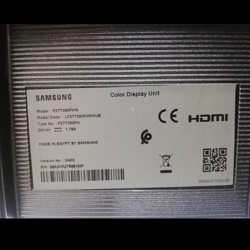 مانیتور سامسونگ 27 اینچ Samsung F27T350FHM استوک — تصویر ۵