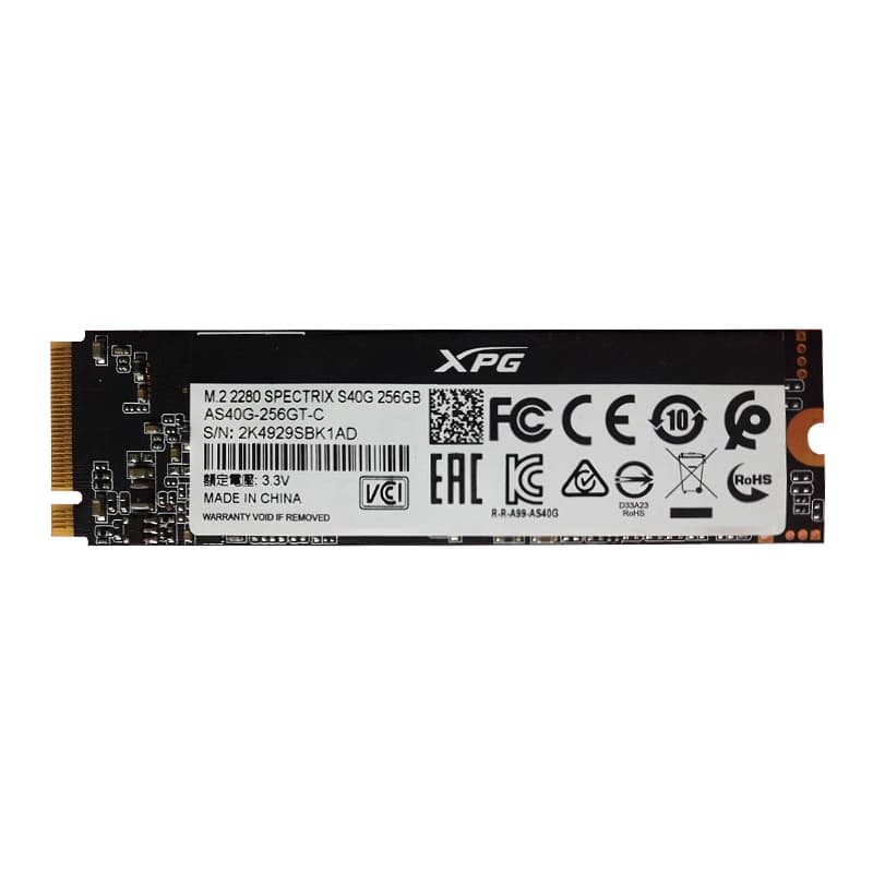 اس اس دی 256 گیگ SSD ADATA XPG 256GB RGB 97 استوک — تصویر ۳
