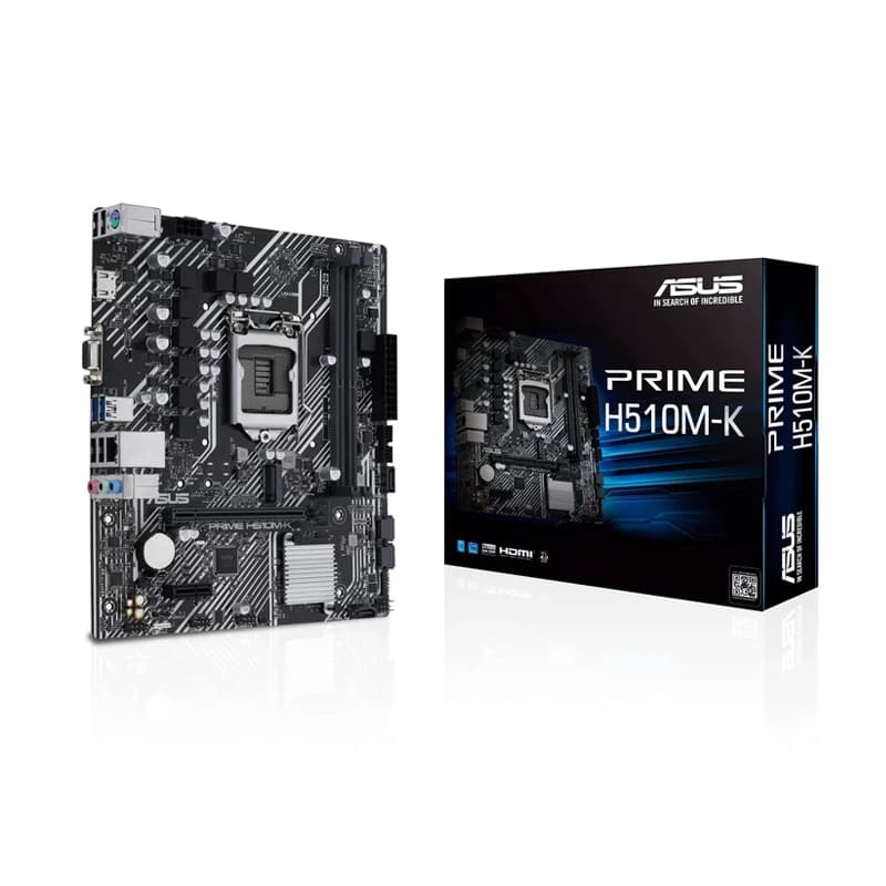 باندل مادربرد ایسوس ASUS PRIME H510M-K + Intel core i3 10100 استوک — تصویر ۳