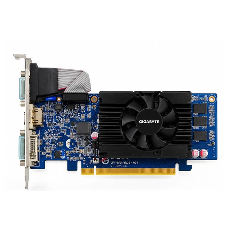 کارت گرافیک GIGABYTE GT210 1G DDR3 64Bit استوک