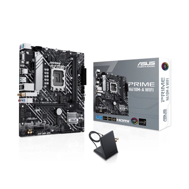 مادربرد ایسوس Asus Prime H610M-A WIFI D4 استوک — تصویر ۲
