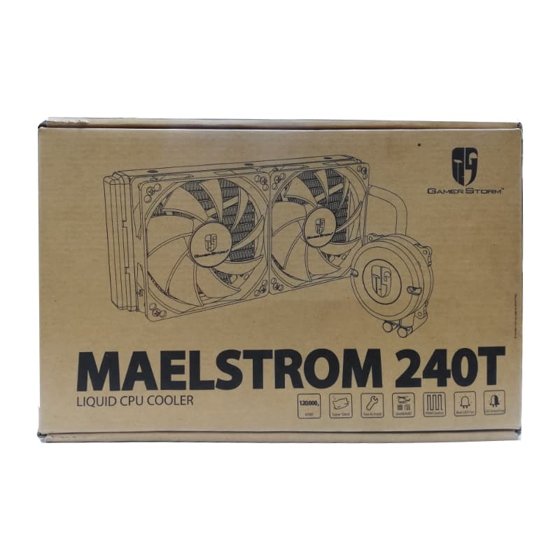 خنک کننده پردازنده Deepcool Gamer Storm Maelstrom 240T AiO Liquid استوک — تصویر ۳