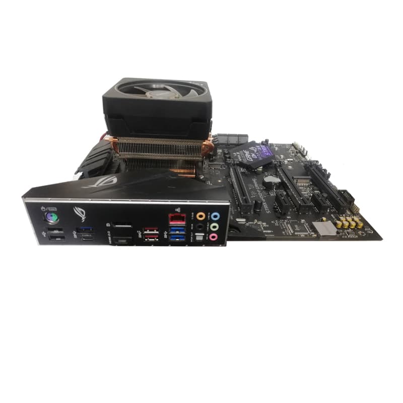 باندل مادربرد ایسوس ASUS Rog Strix B450 F + Ryzen 7 3700X استوک با فن — تصویر ۲
