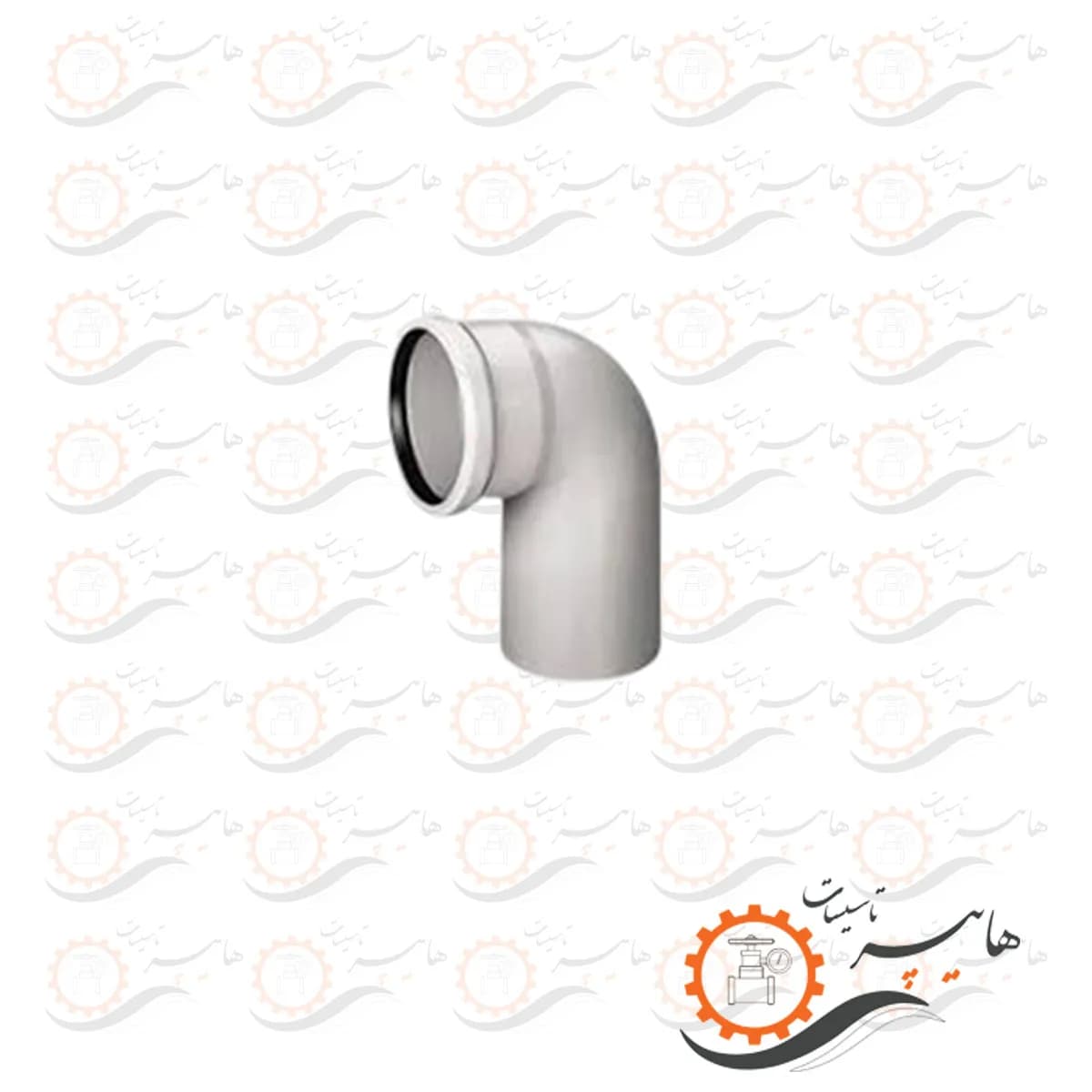 زانو 90 درجه بلند سه لایه پوشفیت وحید سایز 110 — تصویر ۲