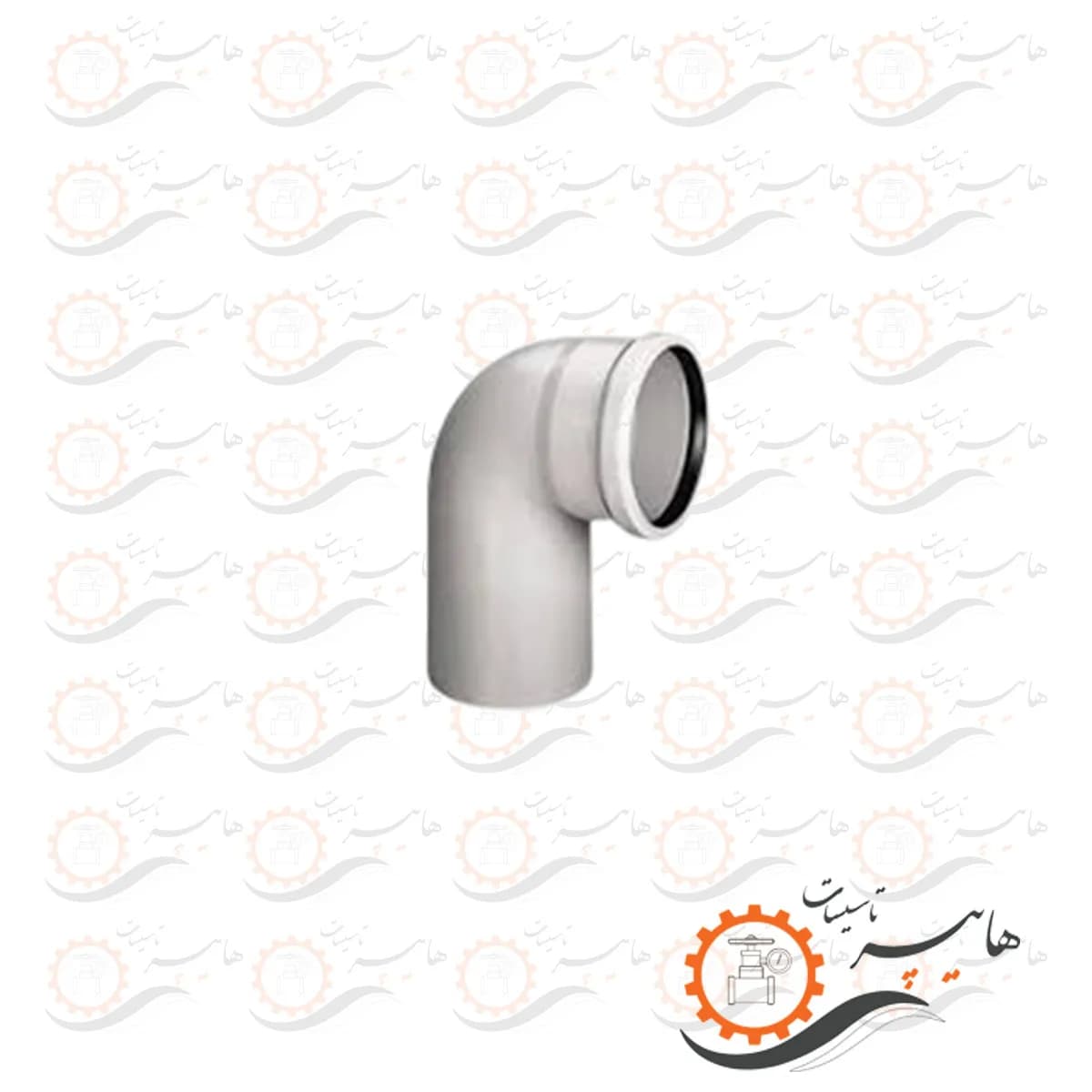 زانو 90 درجه فاضلابی تک لایه وحید سایز 125