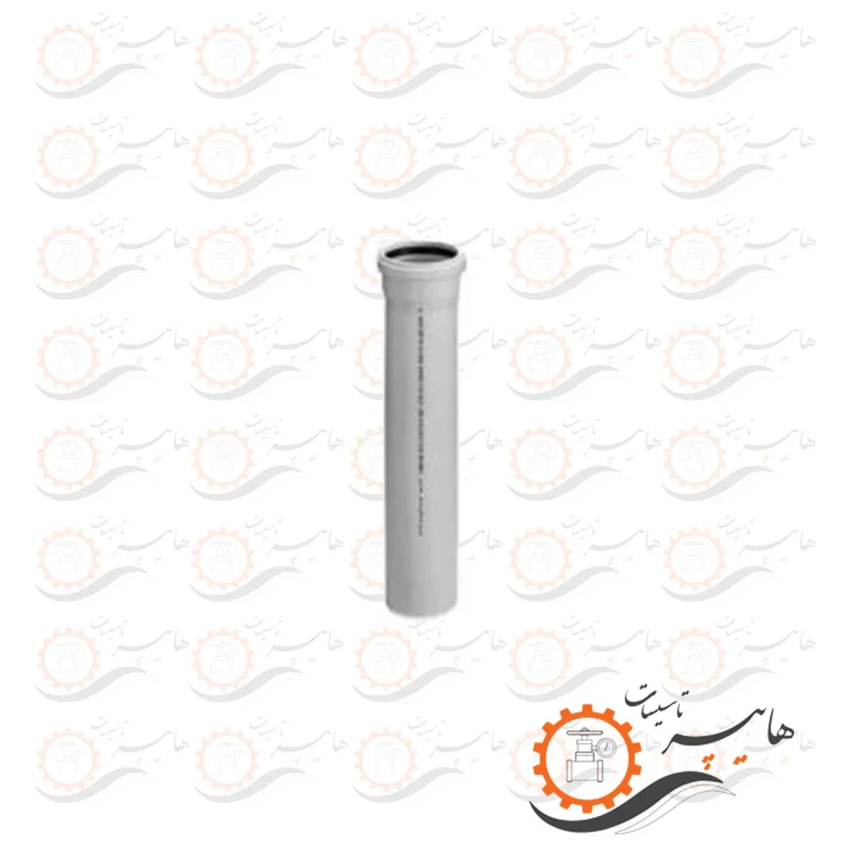 لوله یکسر سوکت تک لایه وحید سایز 160 میلیمتر
