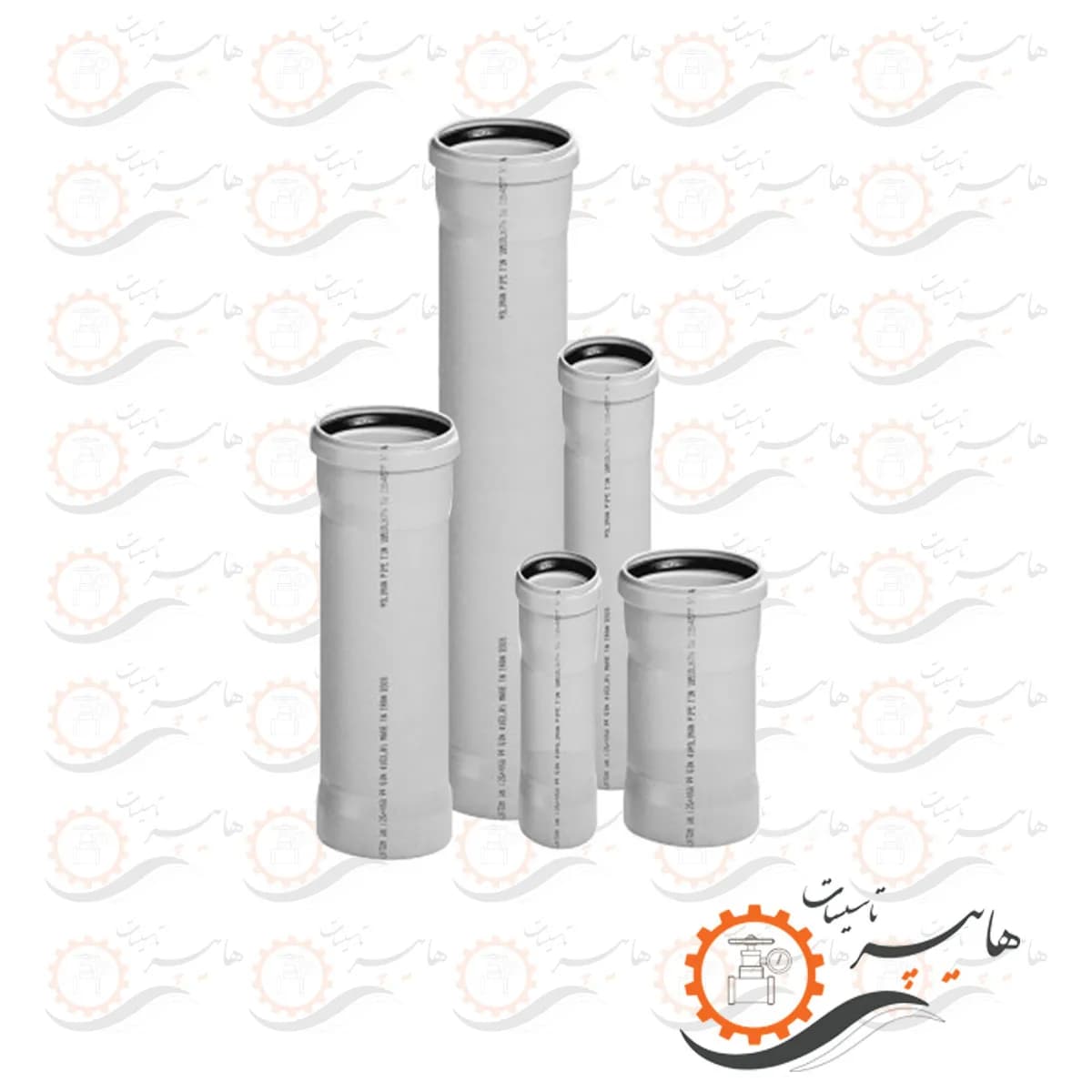 لوله یکسر سوکت تک لایه وحید سایز 160 میلیمتر — تصویر ۲
