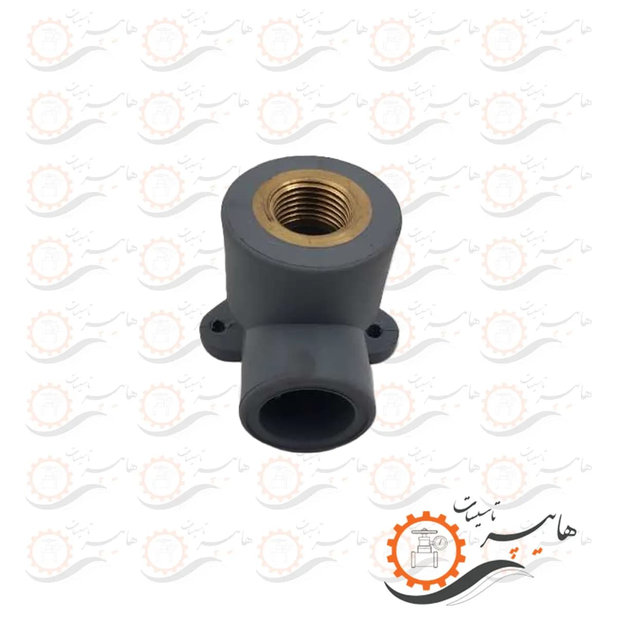 زانو یکسر دنده ماده دیواری وحید سایز 3/4*25