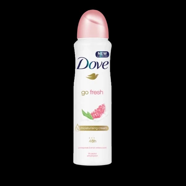 اسپری ضدتعریق داو مدل Go Fresh Pomegranate & Lemon Verbena حجم ۱۵۰ میلی‌لیتر