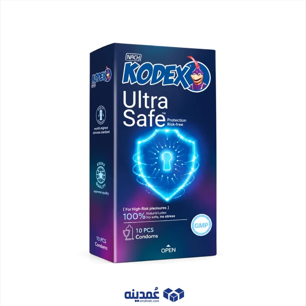 کاندوم کدکس مدل ULTRA SAFE بسته 10 عددی — تصویر ۲