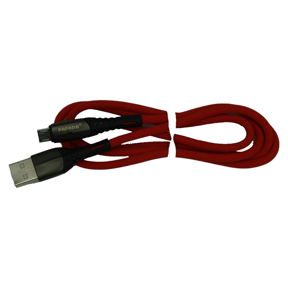 کابل Micro Papada مدل Pl110 یک متری فست 5A اورجینال — تصویر ۳