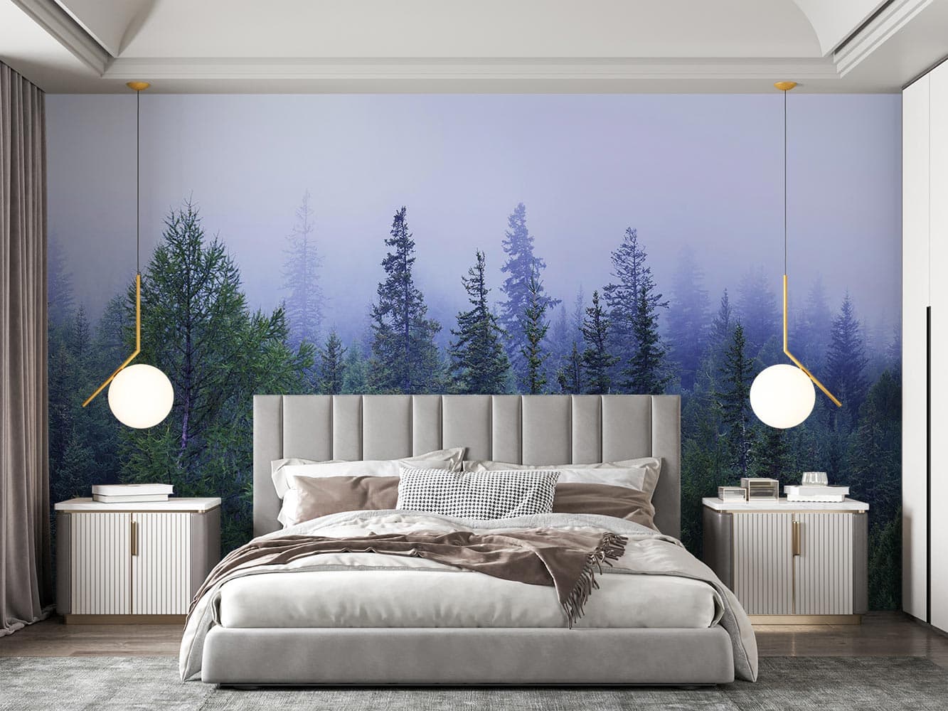 پوستر دیواری درخت جنگل W10056200