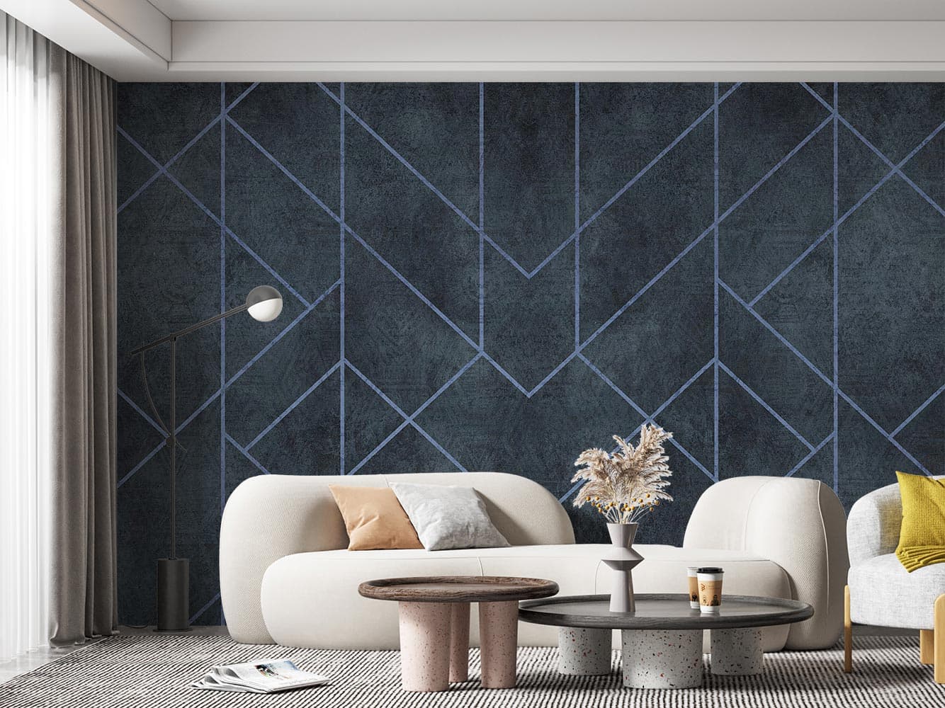 پوستر دیواری طرح هندسی W12019510
