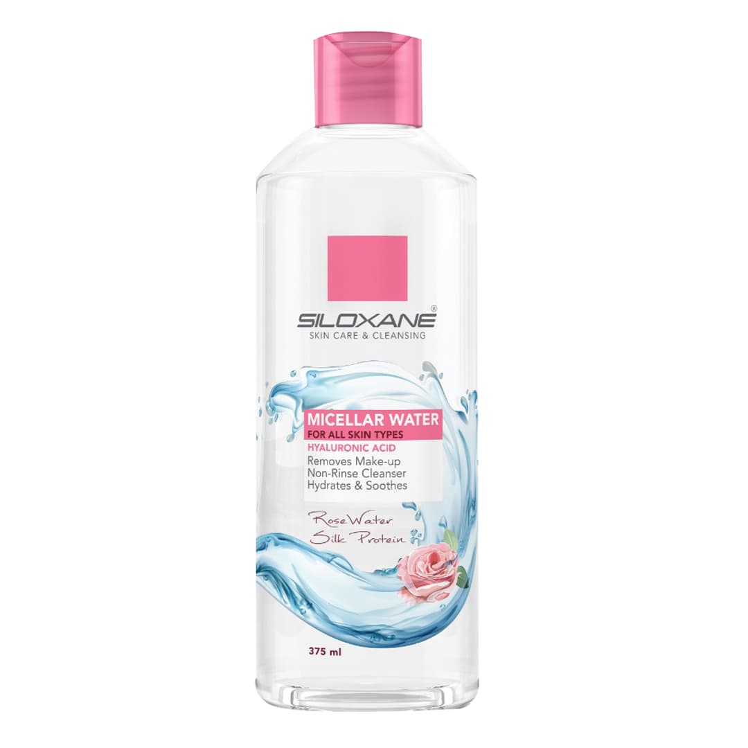 مراقبت پوست محلول پاک کننده صورت سيلوكسان مدل Rosewater حجم 375 ميلی لیتر