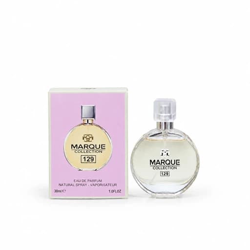 ادکلن مارک کالکشن 129 (مشابه عطر شانس شنل زنانه / Chanel Chance) — حجم 25 میل رایحه میوه ای و پودری و ملایم ماندگاری 6