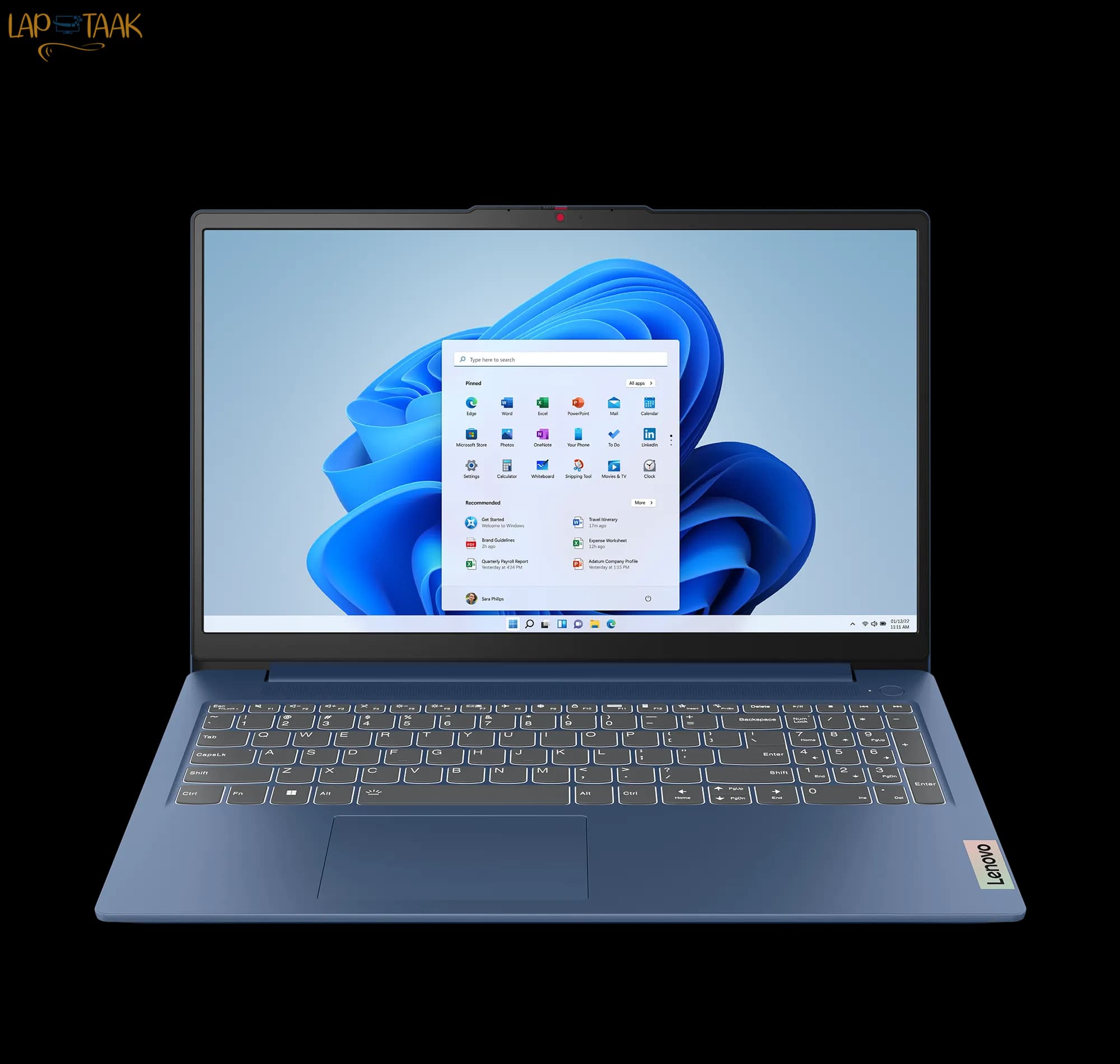 لپ تاپ لنوو 15.6 اینچی مدل IdeaPad Slim 3 R5 7520U 16GB 512GB SSD Radeon 610M