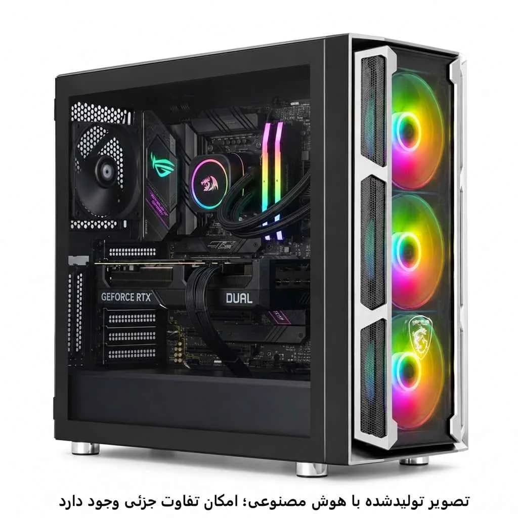 کیس اسمبل شده رندرینگ 245k-B860- 32GB DDR5- SSD 1T- 5060 16GB کد RE003-1