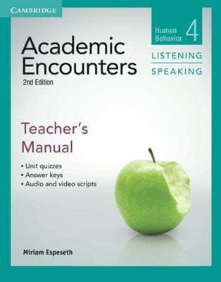 کتاب انگليسی Academic Encounters Level 4 Teachers Manual Listening and Speaking