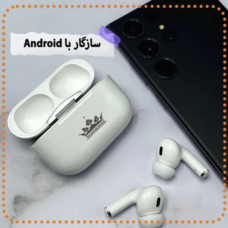 هدفون بلوتوثی مدل KM-300 airpods pro2 — تصویر ۴