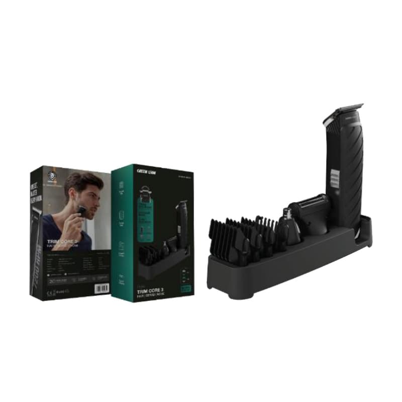 ماشین اصلاح و خط‌زن شارژی گرین لاین مدل Trim Core 3 – Hair, Beard, Nose Trimmer کد 4586