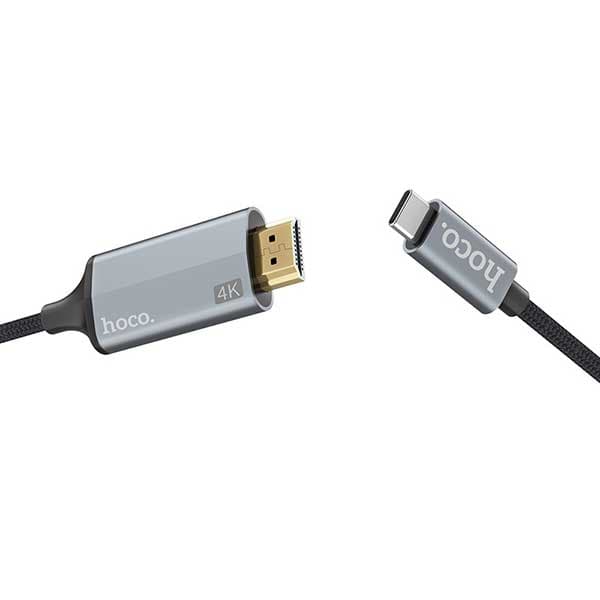 کابل تبدیل USB-C به HDMI هوکو مدل UA13 طول 1.8 متر — تصویر ۳