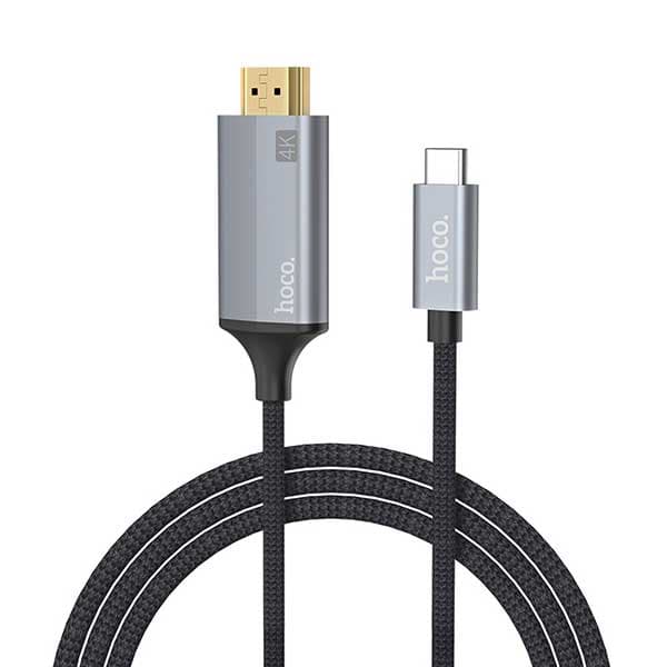 کابل تبدیل USB-C به HDMI هوکو مدل UA13 طول 1.8 متر