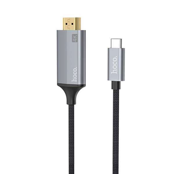 کابل تبدیل USB-C به HDMI هوکو مدل UA13 طول 1.8 متر — تصویر ۲