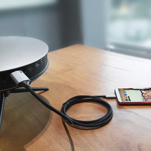 کابل تبدیل USB-C به HDMI هوکو مدل UA13 طول 1.8 متر — تصویر ۷