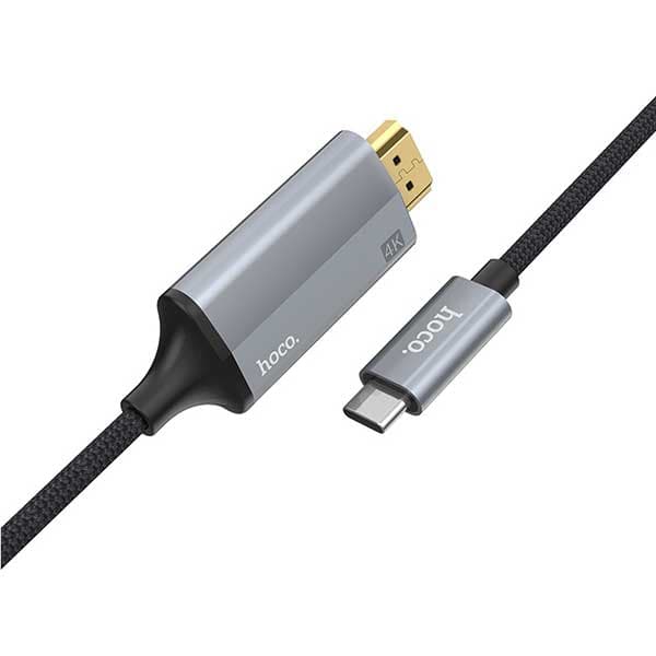 کابل تبدیل USB-C به HDMI هوکو مدل UA13 طول 1.8 متر — تصویر ۵