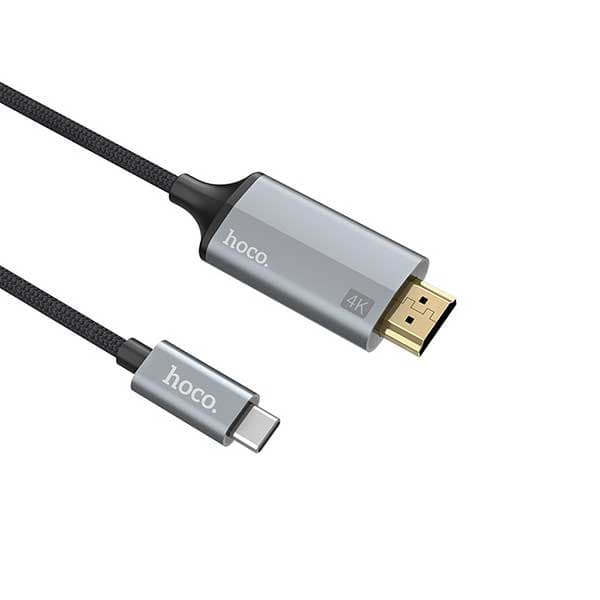 کابل تبدیل USB-C به HDMI هوکو مدل UA13 طول 1.8 متر — تصویر ۴