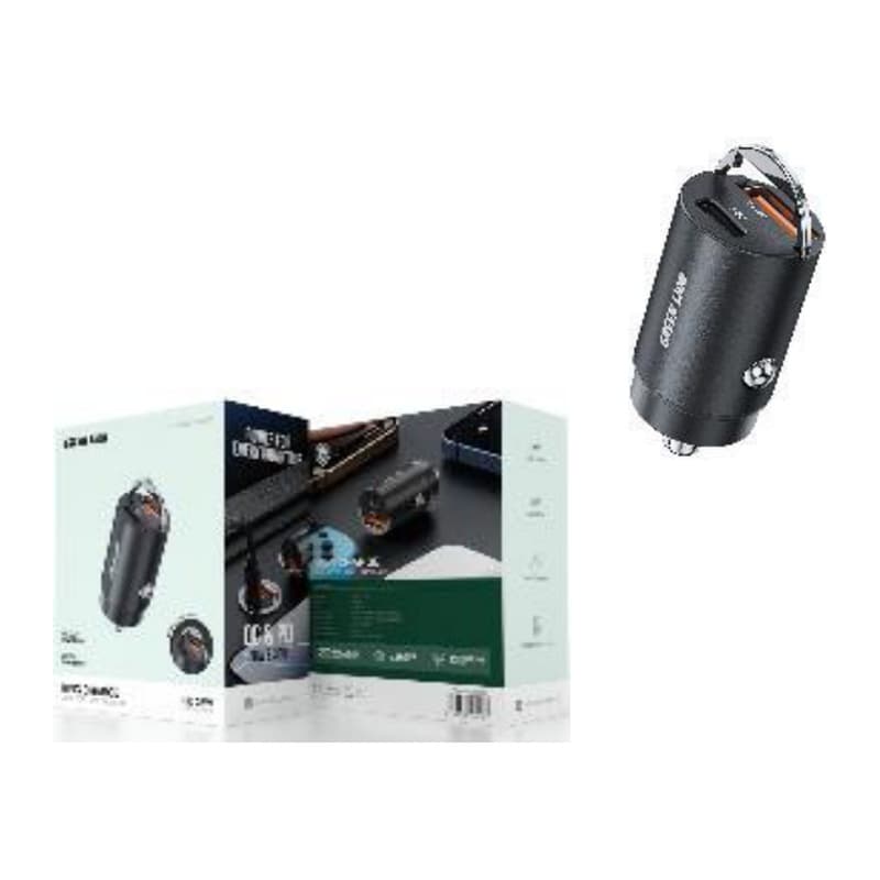 شارژر فندکی فست شارژ خودرو گرین لاین مدل Ring Charge Dual Port Car Charger PD 36W کد 4431