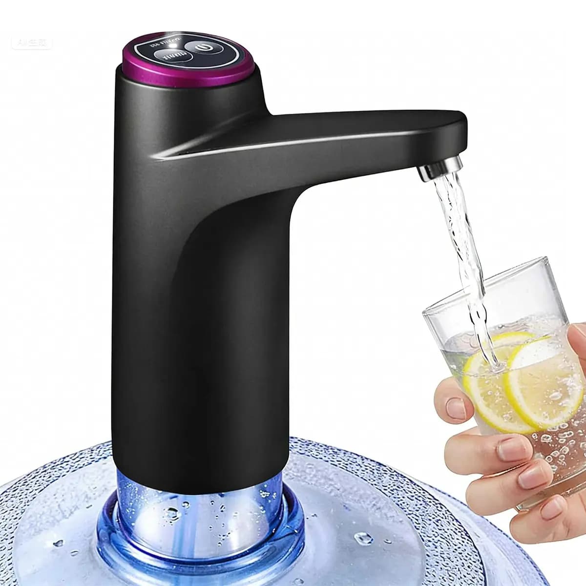 پمپ آب شارژی گالن سانهائو مدل Sanhao Electric Water Bottle Pump — تصویر ۲